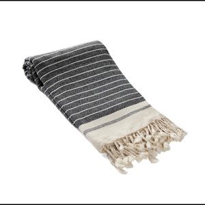 Olive and Linen Turkish Towel